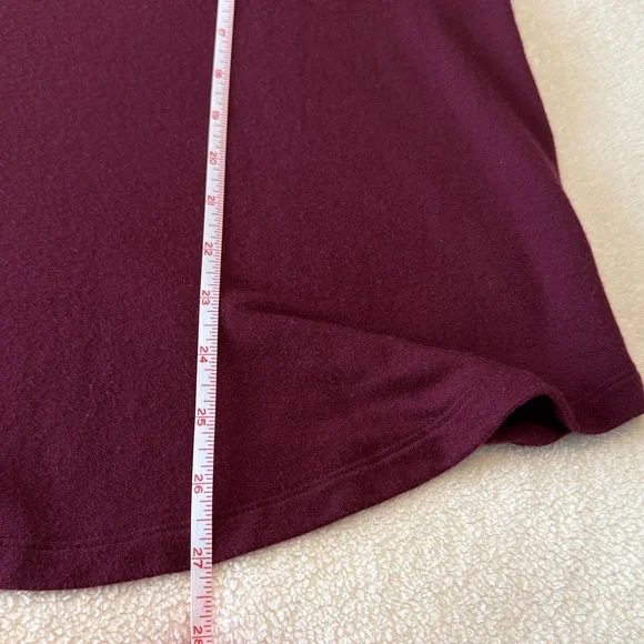 a new day Women's Long Sleeve Top - Burgundy - Picture 9 of 9